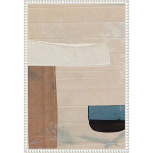 16"x23" Sauna Serenity by Dan Hobday Framed Canvas Wall Art Print White - Amanti Art: Modern Lithograph, Vertical Display - 1 of 4