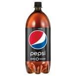 Pepsi Zero Sugar Zero Calorie Cola Soda - 2L Bottle