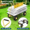 Heavy Duty Garden Cart-900LBS Capacity Utility Wagon with Removable Mesh Sides, Adjustable Handle & 10" Pneumatic Tires for Lawn, Camping & Farm - 2 of 4