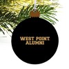 US Military Academy Alumni Wood Christmas Tree Holiday Ornament - 4 of 4