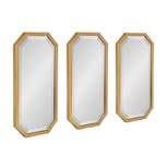 3pc Laverty Wall Mirror Set Gold - Kate & Laurel All Things Decor