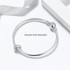 Engagement Ring Set Charm European Bead CZ Sterling Silver Ginger Lyne Collection - 4 of 4