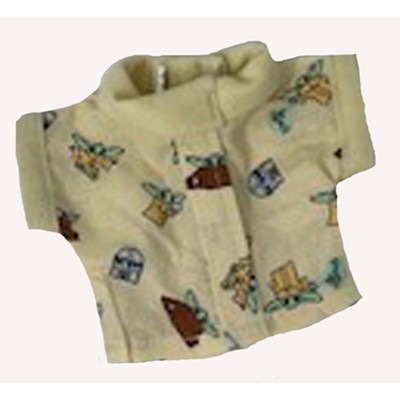 Star Wars The Child Shoulder Baby Cream Mandalorian Print Robe Fits 5" Yoda