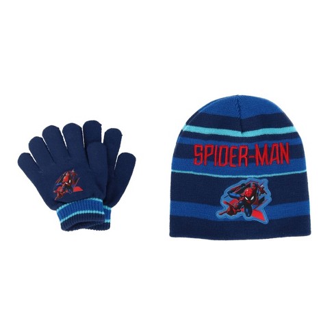 Spiderman hat scarf and gloves set online
