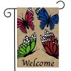 Briarwood Lane Garden Flag 12x18 For Outdoor Butterfly Welcome Spring Burlap For Spring Garden Flag Flags For Outside - 2 of 4