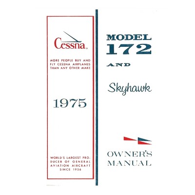 Cessna 1975 Model 172 And Skyhawk Owner's Manual - By Cessna Aircraft ...