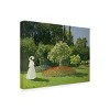 Trademark Fine Art -Claude Monet 'Jeanne Marie Lecadre in the Garden' Canvas Art - 4 of 4