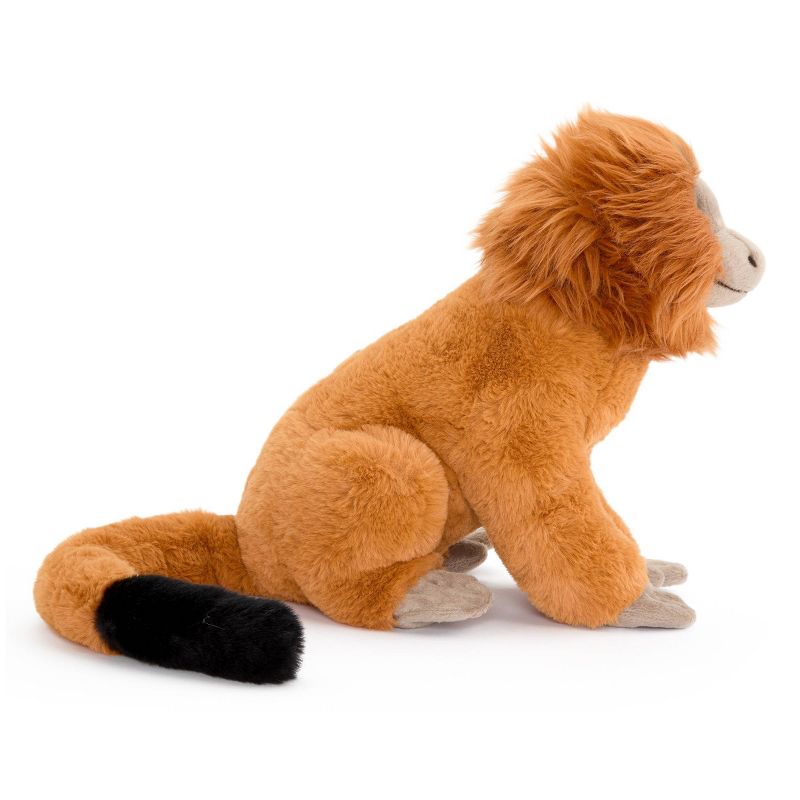FAO Schwarz 12&#34; Baby Monkey Gold Lion Tamarin Toy Plush, 4 of 9