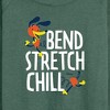 Women's - Disney - Slinky Dog Bend Stretch Chill Lightweight French Terry Wide Neck Long Sleeve Shirt - 2 of 4