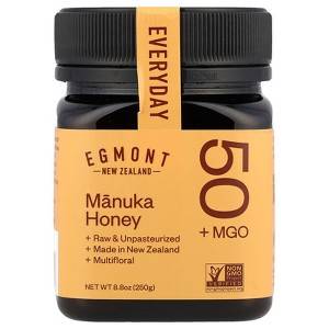 Egmont Honey Manuka Honey, Raw & Unpasteurized, MGO 50+ , 8.8 oz (250 g) - 1 of 4
