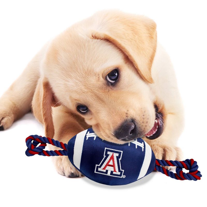 NCAA Arizona Wildcats Nylon Football Dog Toy, 4 of 5