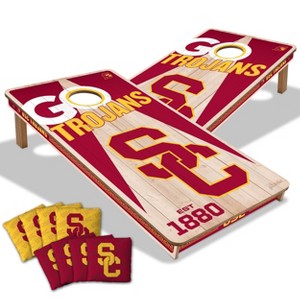 NCAA USC Trojans 2'x4' Wood Toss Game Set - 1 of 4