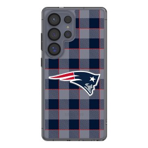 NFL AFC Teams Plaid Clear Cell Phone Case for Samsung Galaxy - 1 of 4