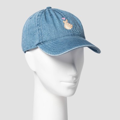 Women's To All The Boys 3 Hand & Heart Baseball Hat - Blue