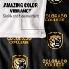 Colorado College Logo Pattern Silky 50x60 Blanket, 1 Sided - 4 of 4