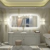 Apmir Super Bright 192 LEDs/m Front LED Lighted Anti-Fog Tempered Glass Bathroom/Vanity Mirror with ETL & 3-Year Warranty - 2 of 4