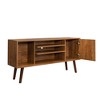 TV Stand, Television Stands With Storage, 2 Open Shelves, 4 Solid Wood Legs Console Table, Entertainment Center TV Console For Living Room - 2 of 4