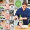 NutriSlicer Vegetable Slicer Cheese Grater Potato Slicer Salad Chopper with Suction Base - 3 of 4
