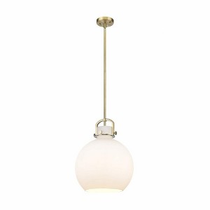 Newton Sphere - 1 Light Stem Hung Pendant In Industrial Style-19.63 Inches Tall and 14 Inches Wide - 1 of 1