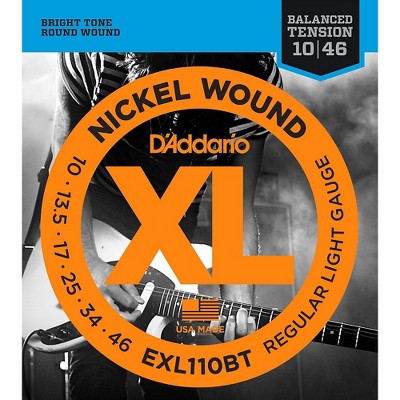 D'Addario EXL110BT Balanced Tension Lite Electric Guitar Strings Single-Pack