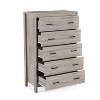 Modern 5-Drawer Dresser Chest Wooden Dresser Tower Toolless Assembly-Christopher Knight Home - 2 of 4