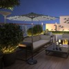 Tangkula 10FT Solar Umbrella LED Market Steel Tilt w/ Crank Patio - 4 of 4