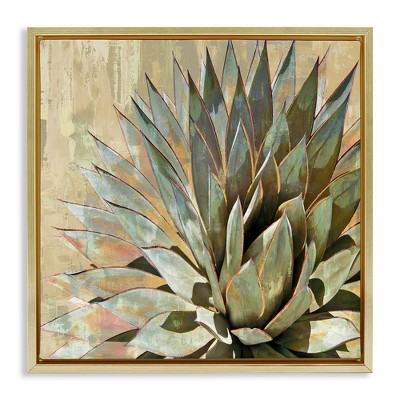 Stupell Industries Green Succulent Agave Leaves, 25" x 25"