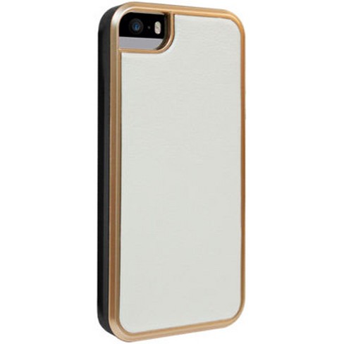 Milk Honey Vegan Leather Case For Apple Iphone 5 5s White rose