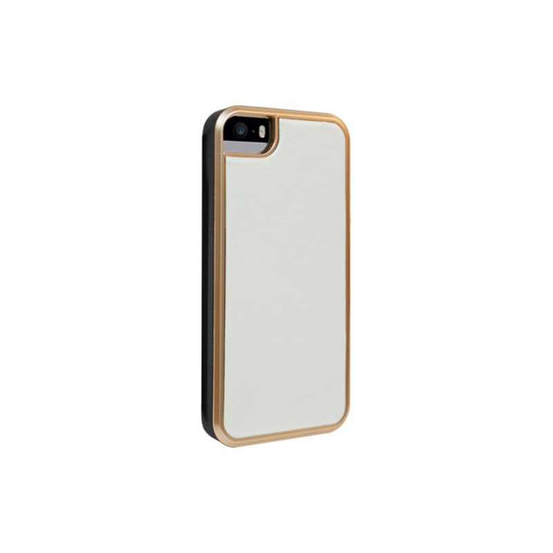 Milk & Honey Vegan Leather Case for Apple iPhone 5/5S - White/Rose Gold, 1 of 4