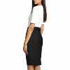 Women's Stretch Denim Skirt - Destructed Mini & Pencil Skirts with Functional Pockets Sks19410-black - 3 of 4