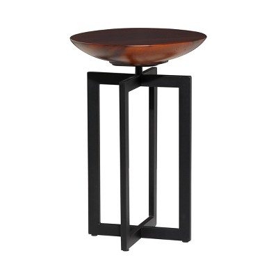 Contemporary Wood Accent Table Brown - Venus Williams Collection