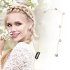 Unique Bargains Women's Butterfly Braided Hair Chain 1 Pc - 4 of 4