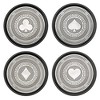 Royal Selangor Hand Finished Ace Collection Pewter 4 Coaster Set Gift - 2 of 4