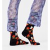 Happy Socks Adult Men and Women Crew Hamburguer Food Socks in sustainable materials - Pair of socks in Color Black - 4 of 4