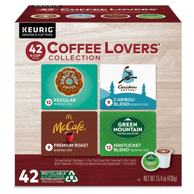 Keurig Coffee Lovers&#39; Collection Keurig K-Cup Coffee Pods Variety Pack Medium Roast - 42ct, 3 of 10