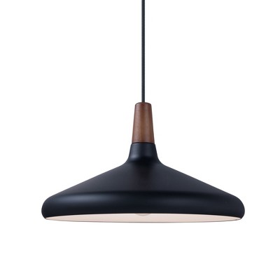 Maxim Lighting Nordic 1 - Light Pendant in  Walnut/Black