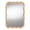Baxton Studio Fredrika Antique Goldleaf Scalloped Wood Accent Wall Mirror - 2 of 4