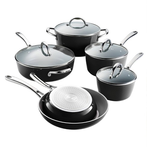 Tramontina Nesting 11 PC Nonstick Cookware Set - Gray