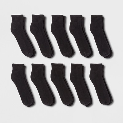 Men's Quarter Socks 10pk - Goodfellow & Co™ 6-12