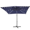 8.2x8.2 FT LED Solar Lighted Patio Offset Umbrella with Fade-resistant - 2 of 4