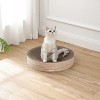 THE LICKER STORE Nelson Modern Cardboard Round Bowl Cat Scratcher with Catnip - 2 of 4