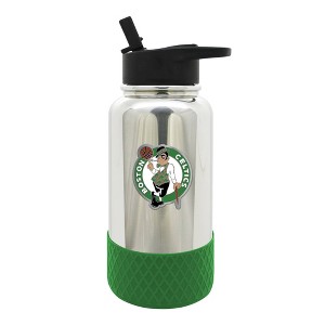 NBA Boston Celtics 32oz Thirst Hydration Water Bottle - Silver - 1 of 3