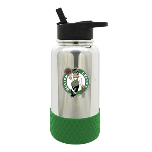 Nba Boston Celtics 32oz Thirst Hydration Water Bottle - Silver