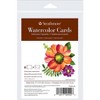 Strathmore 400 Series Watercolor Cards & Envelopes, Anniversary Size, 3.5x4.875 inch, 6 Per Pack, 3 Packs - 2 of 4