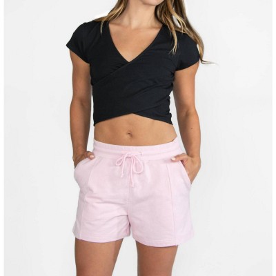 Women's French Terry Side Contrast Shorts - Body Wrappers