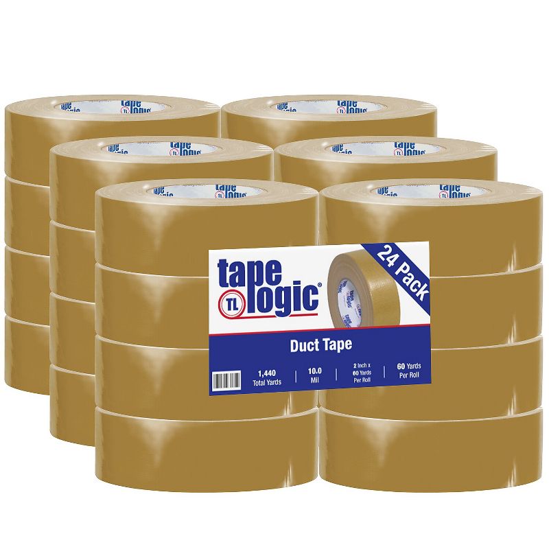 Tape Logic Duct Tape 10 Mil 2" x 60 yds. Beige 24/Case T987100BE, 1 of 4
