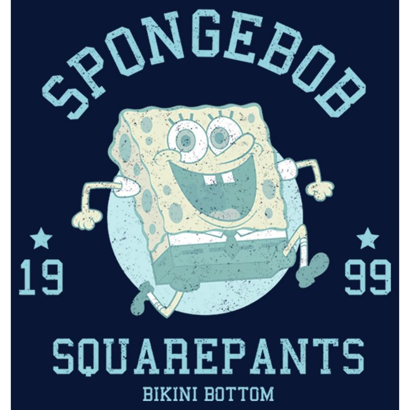 Boy's SpongeBob SquarePants Distressed Blue Bikini Bottom T-Shirt, 2 of 5
