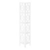 INFURNIC Decorative Bookshelf 4 Tier Corner Etagere with Wooden Shelves and Sleek Metal Frame, White, 15.5"*11"*61.5" - 4 of 4