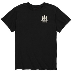 Men's Case IH Circle Logo Short Sleeve Graphic T-Shirt - Black - 2 X-Large - 1 of 4