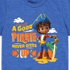 Boys' - Santiago of the Seas - A Good Pirate Never Gives Up Short Sleeve Graphic T-Shirt - 2 of 4
